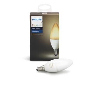 Philips Hue White Ambiance E14 LED-Lampe (6W, 470lm) mit Verpackung. Warmweiss bis Tageslichtweiss.