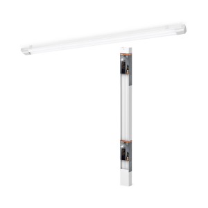 Weiße Osram LED-Lichtleiste Power Batten, 50W, 120cm, zur Decken- oder Wandmontage.