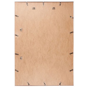 Retro della cornice bianca in plastica 70x100 cm con ganci.