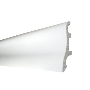 Plinthe blanche System 13, 50x22 mm, longueur 2500 mm. Plinthe pour une finition murale élégante.