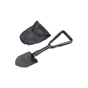 LUX vanga pieghevole Classic in acciaio al carbonio (46 cm) con borsa. Ideale per campeggio e giardino.