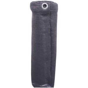 Brise-vue balcon Videx Garden (90x300cm) anthracite enroulé avec oeillet.