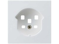 Hager Steckdose Frontplatte Kallysto 1 x Typ25 Weiss Hager Steckdose Frontplatte Kallysto 1 x Typ25 Weiss