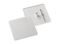 Couvercle à vis et à pattes 130 x 130 mm