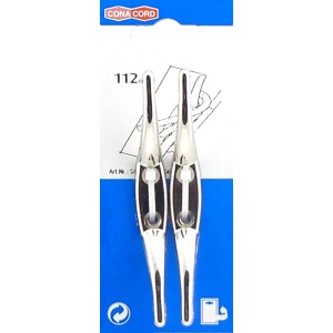Morsetti per fune Conacord in zinco, 112 mm, per fissare funi e corde.