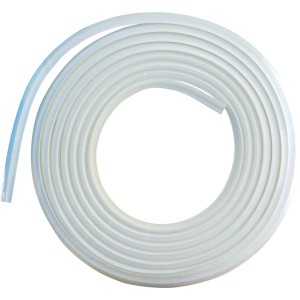 Joint d'étanchéité autocollant blanc ACA 5792 H pour portes et fenêtres, enroulé.