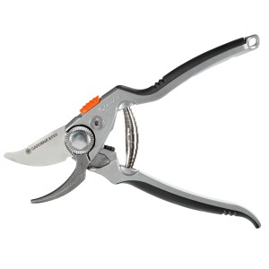 Gardena Premium BP 50 Gartenschere, Bypass-Schere mit präzisionsgeschliffener Edelstahlklinge.