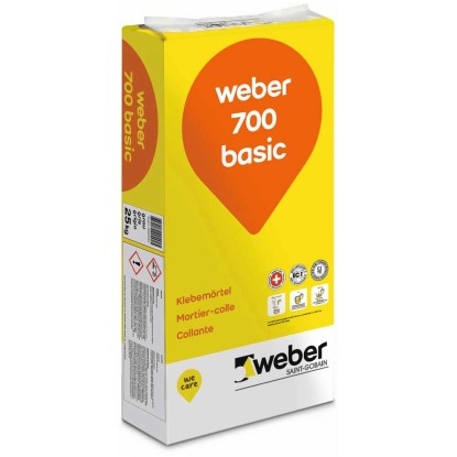 Weber Klebemörtel 700 Basic Sack 25 kg