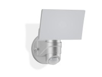 LED Aussenleuchte mit Sensor Silber 16 W