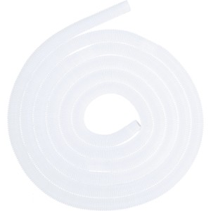 Tubo bianco (600 cm) per pulitore piscina Bestway AquaPristine, arrotolato.