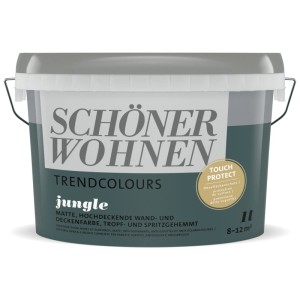 Schöner Wohnen Trendfarben Tester Sand, peinture murale mate en pot.