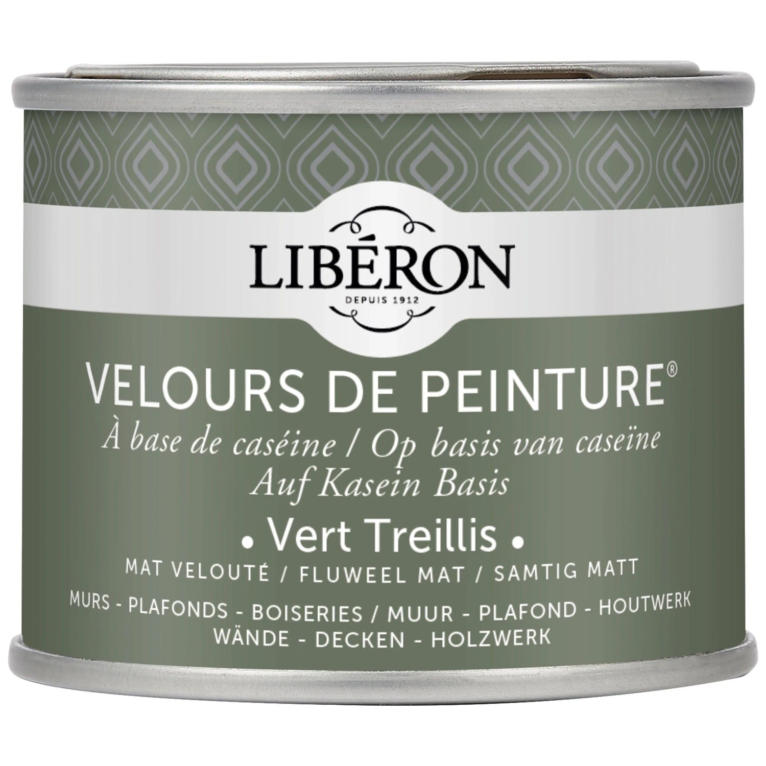 Libéron Peinture murale Velours de Peinture Vert Treillis 125 ml