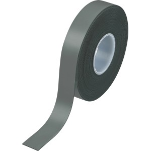 Nastro isolante autoagglomerante nero, 19 mm x 10 m, su rotolo.