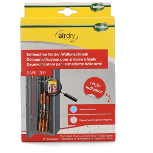 Deumidificatore ThoMar Safe Dry per armadietti per armi, protegge da ruggine e muffa.