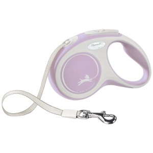 Trixie Flexi New Comfort guinzaglio per cani, cintura, rosa, taglia M, lunghezza 5 m.