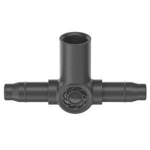 Gardena Raccordo a T per Micro-Drip-System, 4,6 mm (3/16"), 5 pezzi, per collegare gli ugelli a spruzzo.