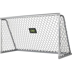 Porta da calcio EXIT Scala in alluminio, 220x120cm, con rete nera per giardino e tempo libero.