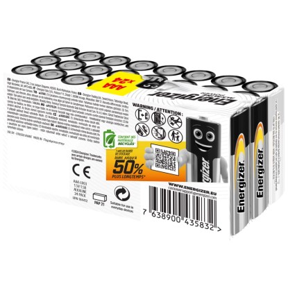 Energizer Batteria Alkaline Power Mignon AAA 24 pz.