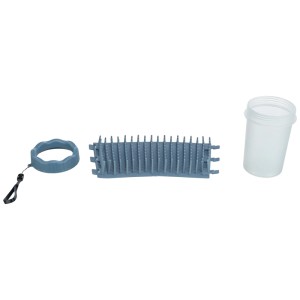 Trixie pulisci zampe, blu, taglia S-M, in silicone e polipropilene, per la pulizia delle zampe del cane.