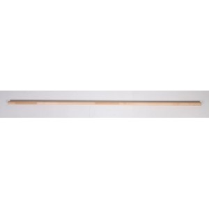 Main courante en hêtre massif, Ø 40 mm, longueur 2250 mm, pour intérieur.
