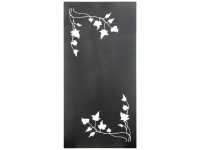 Nouvel Paravent Hedera Metall Anthrazit (HxBxT) 200 x 100 x 2 cm