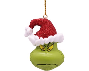 Dr. Seuss Weihnachtsbaumschmuck The Grinch Kopf Kunstharz Multicolor 6,3 cm kaufen bei OBI