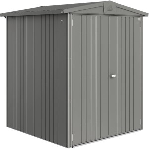 Abri de jardin métallique Biohort Europa, gris quartz métallisé, 2,4 m².