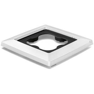 Rotelle per piante Lechuza bianche per Cubico 30, Ø 32 cm, per piante mobili.