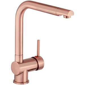 Mitigeur d'évier Baliv KI-1071 aspect cuivre, robinet de cuisine.