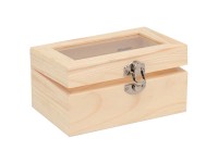 Holzbox mit Acrylglas Kiefer FSC® (HxBxT) 15 x 10 x 8 cm