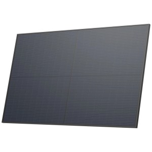 Pannello solare rigido Ecoflow, set 2x450W, per impianti solari. Celle monocristalline con telaio robusto.