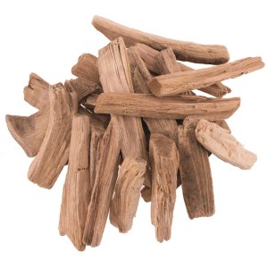 Bois flotté couleur noyer clair, 500g, pour travaux manuels et décorations.
