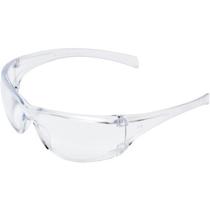 Lunettes de protection transparentes 3M Virtua AP pour une protection oculaire optimale.