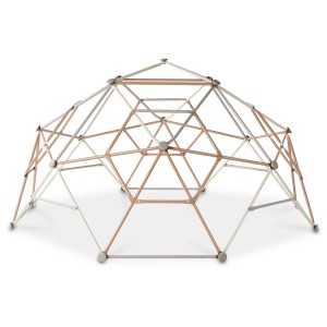 Exit Metal Climbing Dome Pastel, un dôme d'escalade pour enfants, adapté à une utilisation intérieure et extérieure.