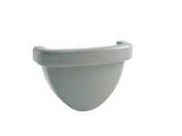 Marley Duplex Dachrinnen-Endstück RG 80 Grau