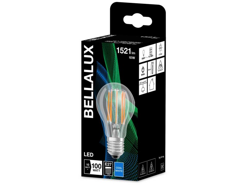 BOTWLD1011X2 lampadina led filamento e27 10w=100w luce calda 2700k