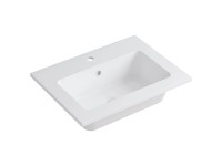 Mineralgussbecken Opera Weiss glänzend (HxBxT) 14 x 60,5 x 46 cm Mineralgussbecken Opera Weiss glänzend (HxBxT) 14 x 60,5 x 46 cm