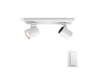 Philips Hue Spot LED Runner Bianco a 2 luci interruttore dimmer incl.