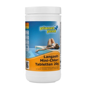 Emballage de comprimés de chlore longue durée 20g pour la désinfection de piscine.