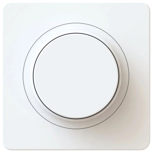 MaxOne Dimmer rotativo LED, bianco, 2-400 VA, per montaggio a incasso.