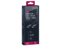 Clicktronic® Câble HDMI haute vitesse Ethernet Noir Longueur 1,5 m