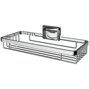 Porte-savon filaire chromé Diaqua Chic 96 pour salle de bain.