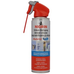 Nigrin Spray lubrifiant silicone 300ml pour réparation peinture et carrosserie.