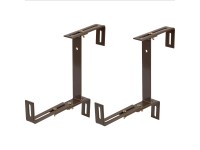 OBI Balkonkastenhalter extra stark Braun 3-dimensional verstellbar