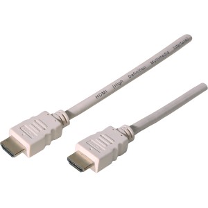 Weißes 3 m HDMI-Kabel für Full HD und 3D TV.