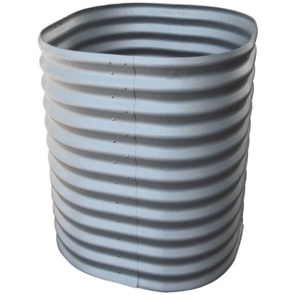 Vitavia Hochbeet Vita 858 rund Silber (HxBxT) 86 x 82,1 x 82,1 cm