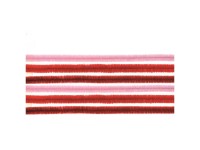 Biegeplüsch verschiedene Rottöne 50 cm / 10 Stk.