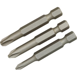 Set di inserti LUX Classic, 3 pezzi per viti PH. Inserti in acciaio robusto.