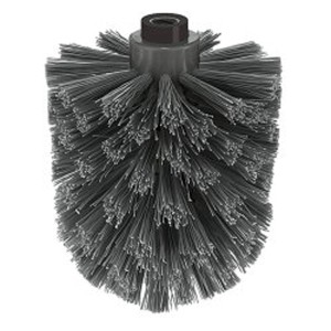 Tête de brosse WC universelle noire Tiger, tête de remplacement pour porte-brosse WC.