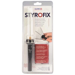 StyroFix Coupe polystyrène avec transformateur dans l'emballage. Pour couper le polystyrène.
